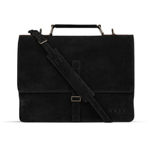 Încarcă imaginea în vizualizatorul Galerie, Geantă din piele velur KUTT Atra