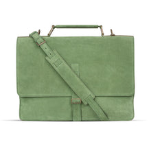 Încarcă imaginea în vizualizatorul Galerie, Geantă din piele velur KUTT Agave