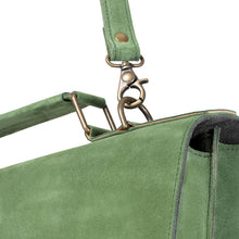 Încarcă imaginea în vizualizatorul Galerie, Geantă din piele velur KUTT Agave