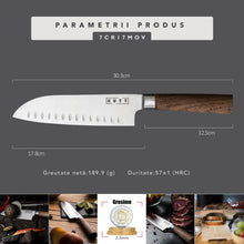 Încarcă imaginea în vizualizatorul Galerie, Cuțit Takara Santoku