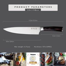 Încarcă imaginea în vizualizatorul Galerie, Set Bucătar - Geantă din piele velur, 2 cuțite, tocător, față de masă