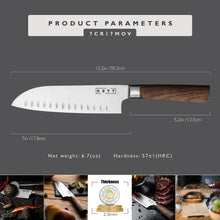 Încarcă imaginea în vizualizatorul Galerie, Set Bucătar - Geantă din piele, 2 cuțite, tocător, față de masă