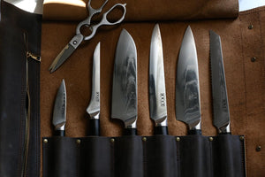 Set cuțite cu husă de protecție KUTT Yuko